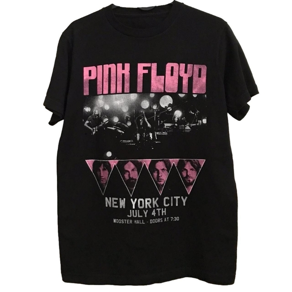Pink Floyd July 4th New York City Tour Black T-Shirt - Picture 1 of 3